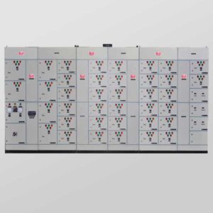Front View of MCC Panel for Sewage Treatment Plant