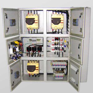 Internal View of Equipment Layout & Assembly With Wiring Of Main Lighting DB