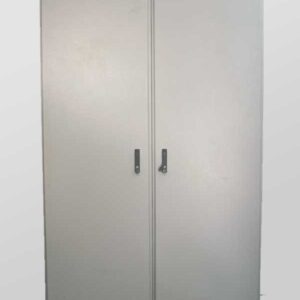 Rear View of Double Door Arrangement With Door Lock