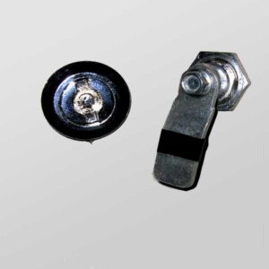 Rear View of Panel Door Lock