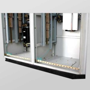 Rear View of Terminal & Earth Bus Arrangement of 132KV Control & Relay Panel (Simplex Type)